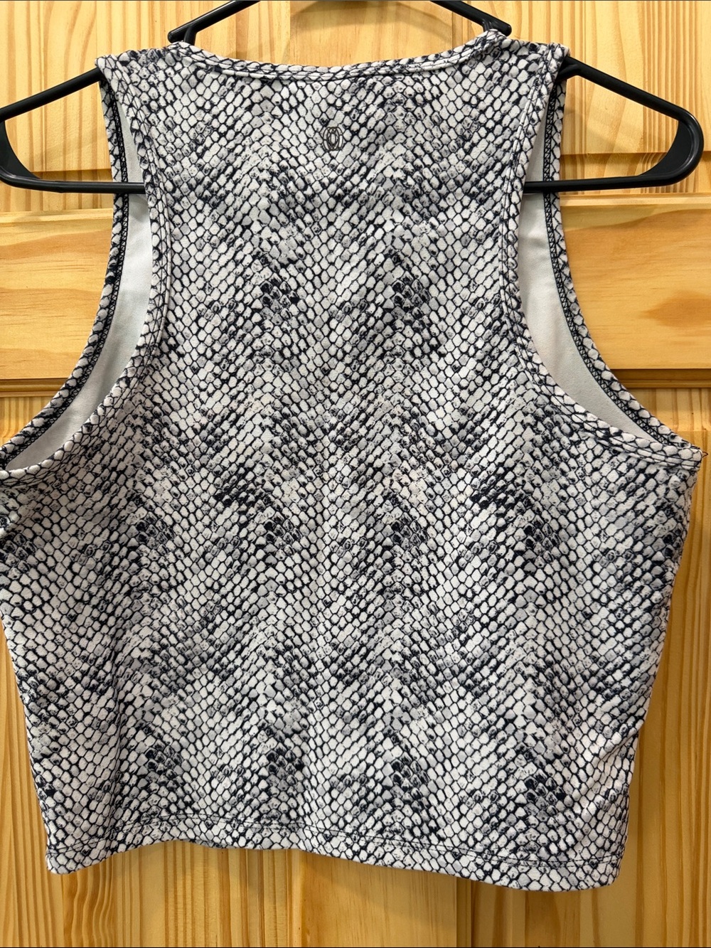 Balance Collection Snake-Print Cropped Tank Top - Picture 3 of 3